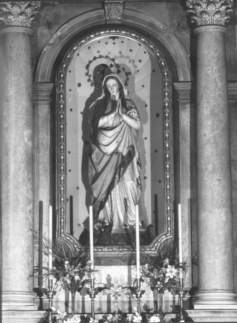 Madonna (statua) - ambito Italia nord-orientale (secc. XIX/ XX)