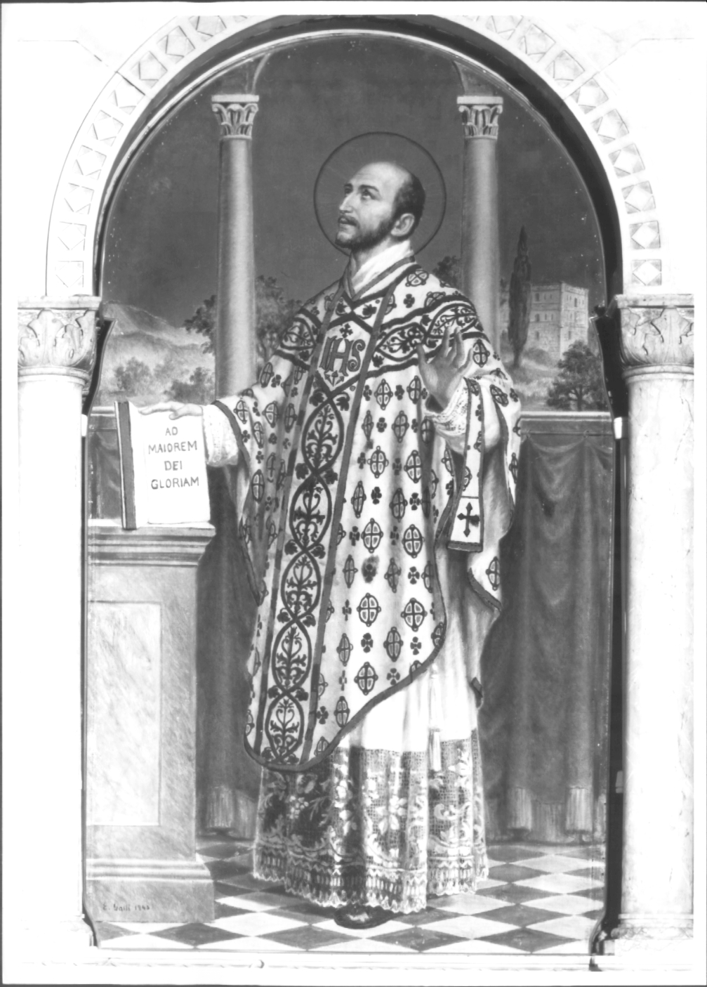 Sant' Ignazio (pala d'altare) - ambito Italia nord-orientale (sec. XX)