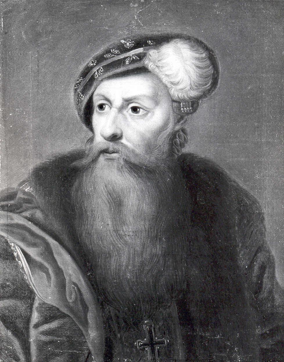 Re Gustavo Vasa, busto ritratto d'uomo (dipinto) di Gatteri Giuseppe Lorenzo (attribuito) (seconda metà sec. XIX)