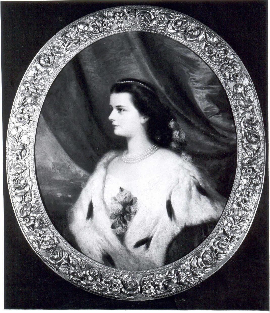 Imperatrice Elisabettab d'Austria, ritratto di donna (dipinto) di Von Thoren Karl Kasimir Otto (attribuito) (seconda metà sec. XIX)
