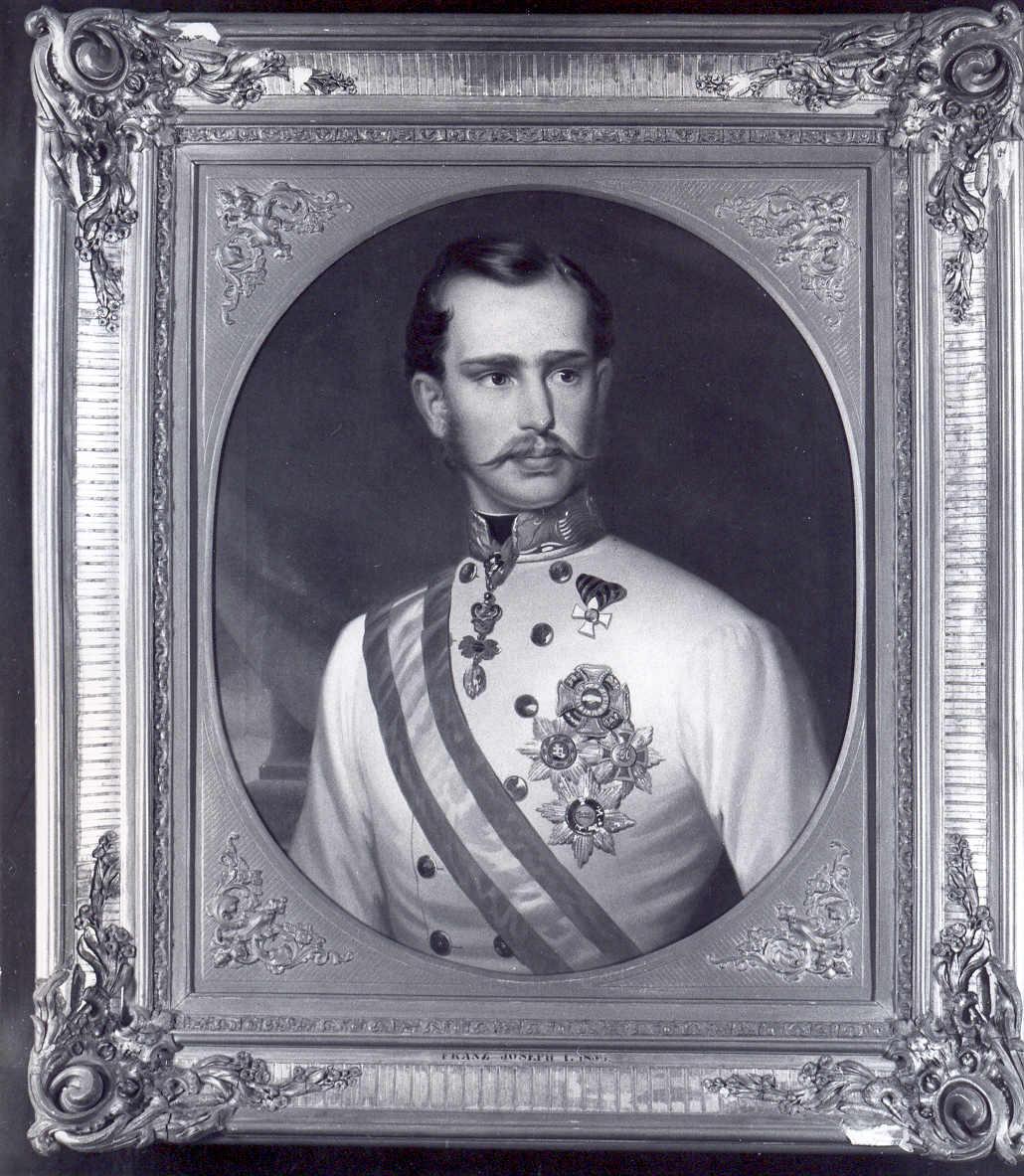 Franz Joseph I, ritratto di Francesco Giuseppe giovane (dipinto, opera isolata) di Haase Carlo (sec. XIX)
