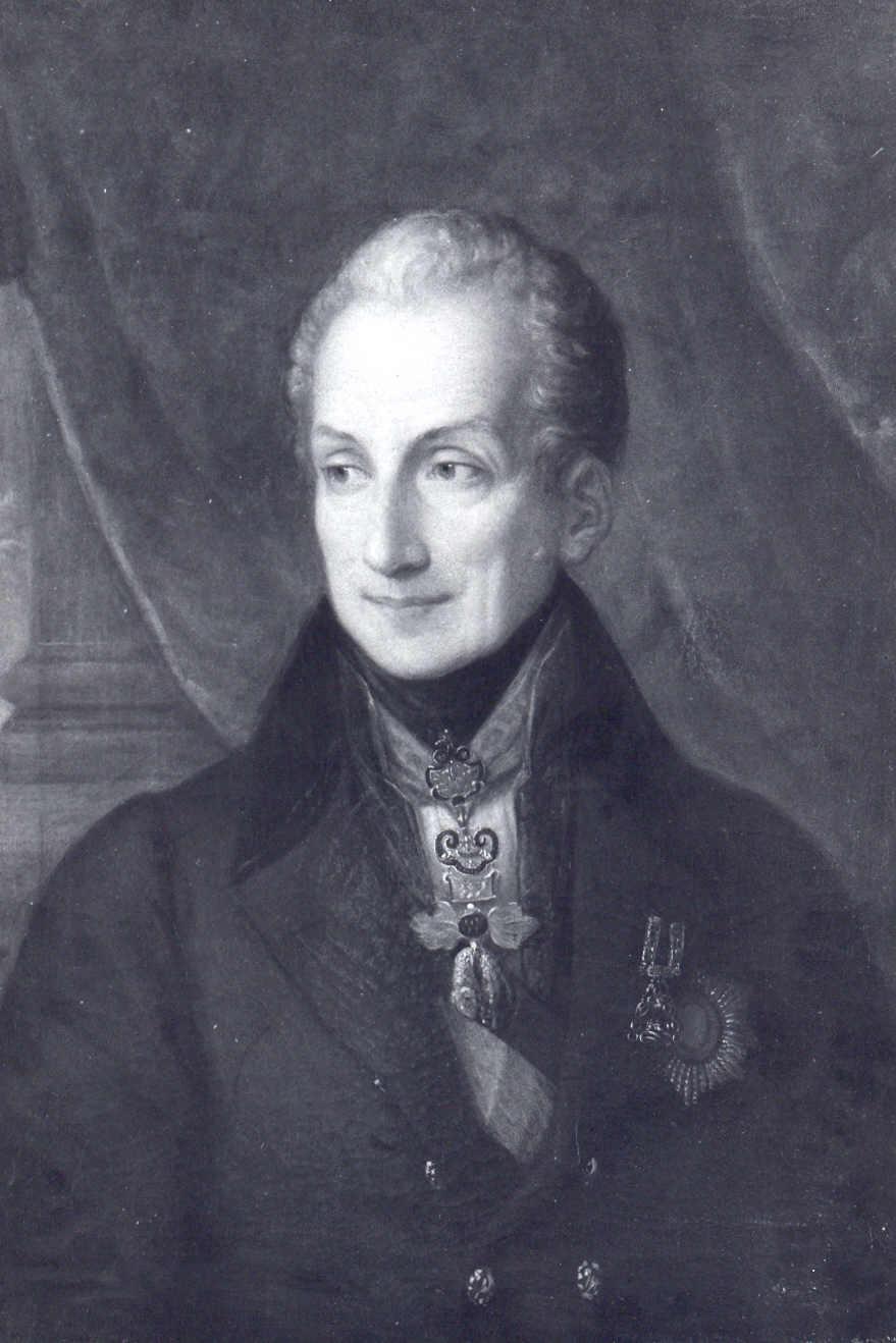 Principe di Metternich, ritratto d'uomo (dipinto) di Schiavoni Natale (attribuito) (inizio sec. XIX)