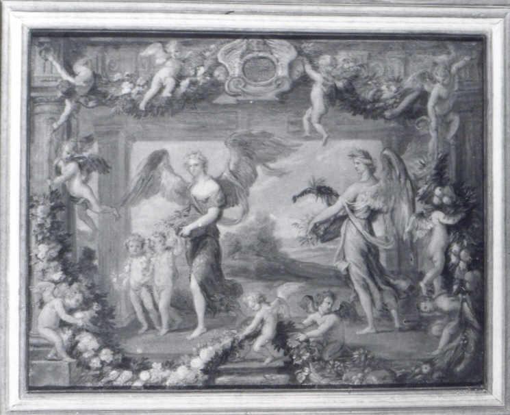 allegoria dei mesi di Maggio e Giugno (dipinto, ciclo) di Van der Hoecke Jan (sec. XVII)