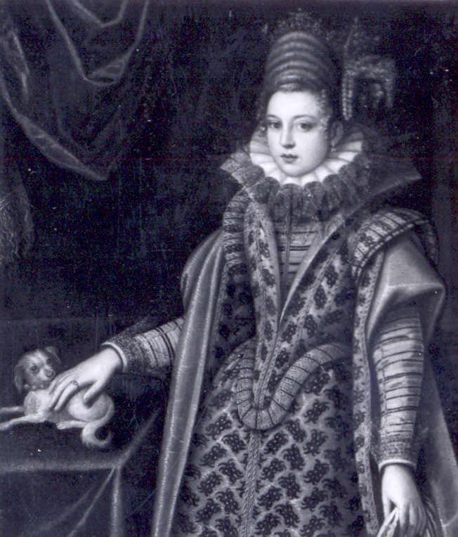 ritratto di gentildonna veneziana (dipinto) di Forni Girolamo (attribuito) (fine sec. XVI)