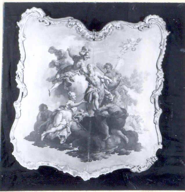 Perseo riceve doni da Ermes e Athena (dipinto, ciclo) di Lagrenee Luois Jean (attribuito) (seconda metà sec. XVIII)