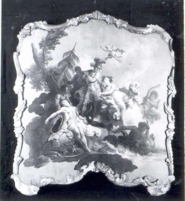 Tetide e le Nereidi piangono Achille (dipinto, ciclo) di Lagrenee Luois Jean (attribuito) (seconda metà sec. XVIII)