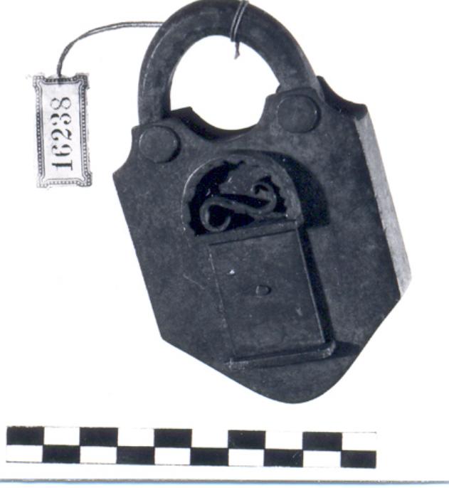 lucchetto - produzione Italia nord-orientale (secc. XVIII/ XIX)