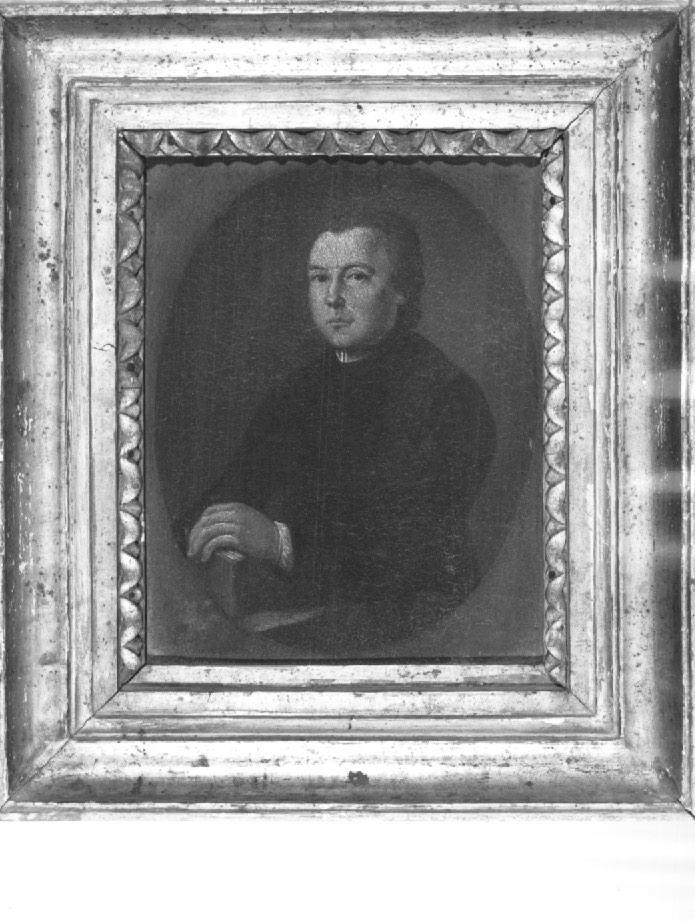 ritratto del canonico R. D. Cabranja, ritratto a mezza figura di prelato (dipinto) - ambito veneto (prima metà sec. XIX)