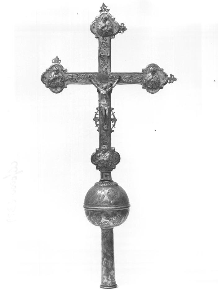 croce processionale - ambito veneziano (secc. XVIII/ XIX)