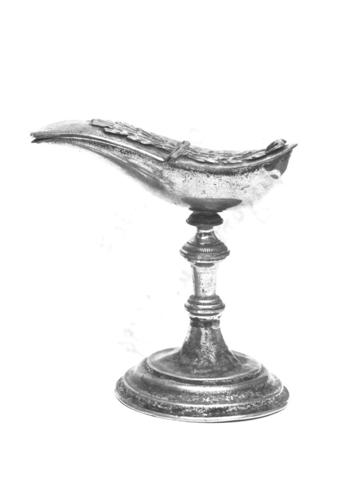 navicella portaincenso - a lucerna - ambito veneto (fine/inizio secc. XVIII/ XIX)