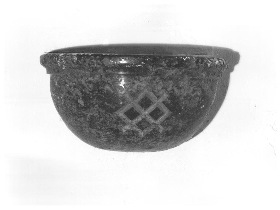 acquasantiera da parete - ambito Italia nord-orientale (sec. XX)