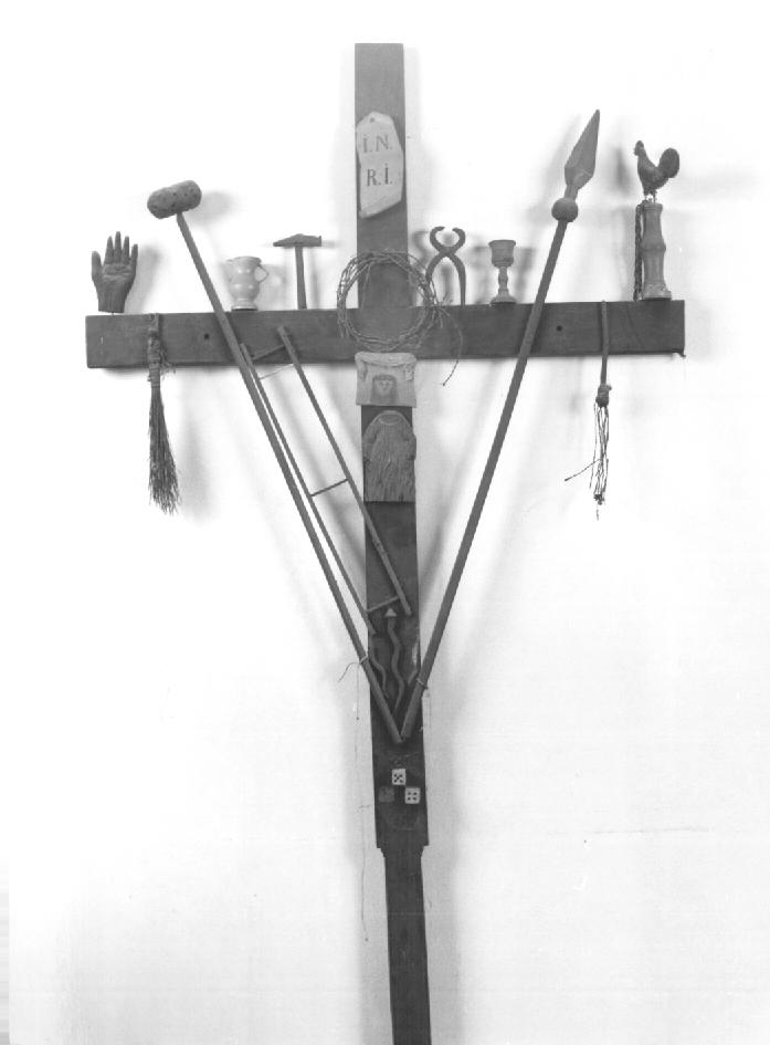 croce penitenziale - ambito Italia nord-orientale (prima metà sec. XIX)