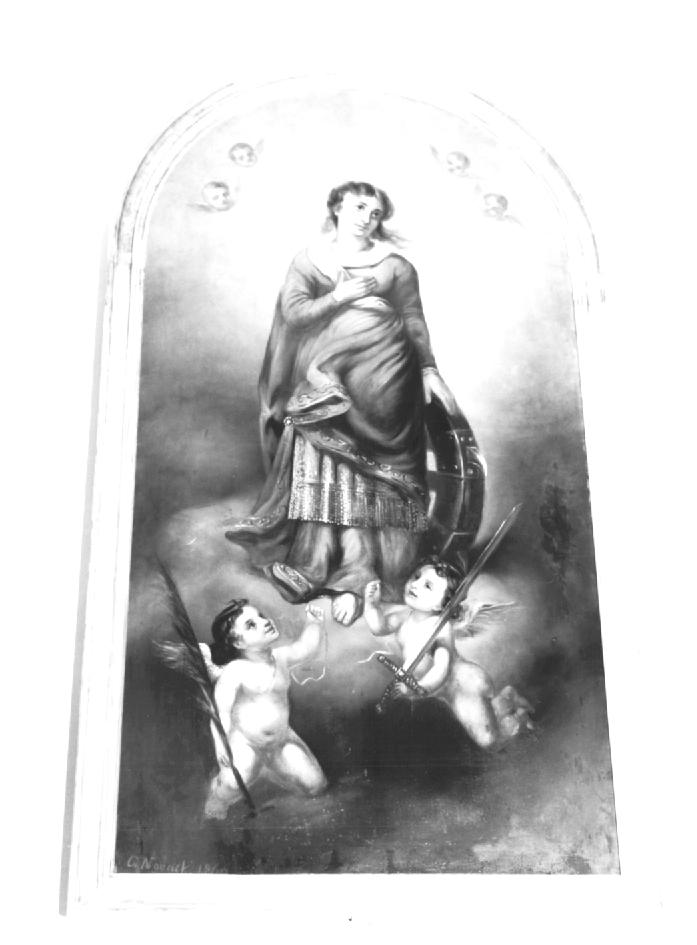 Santa Caterina d'Alessandria (dipinto) di Novack G (sec. XIX)