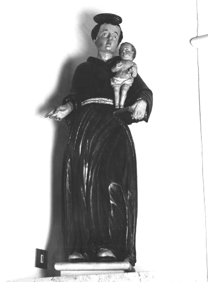Sant'Antonio da Padova (statua) - ambito veneto (metà sec. XVII)