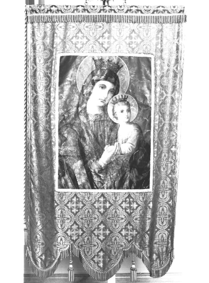 stendardo processionale - ambito italiano (metà sec. XX)