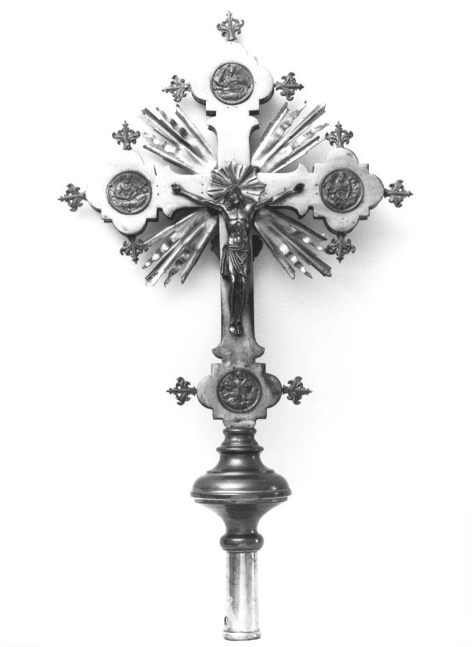 croce processionale - ambito italiano (sec. XIX)