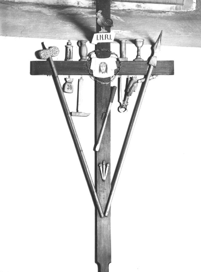 croce penitenziale - ambito italiano (ultimo quarto sec. XIX)