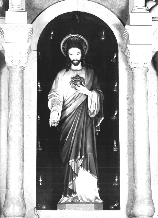Sacro Cuore di Gesù (statua) di Moroder Ludovico (attribuito) (seconda metà sec. XIX)
