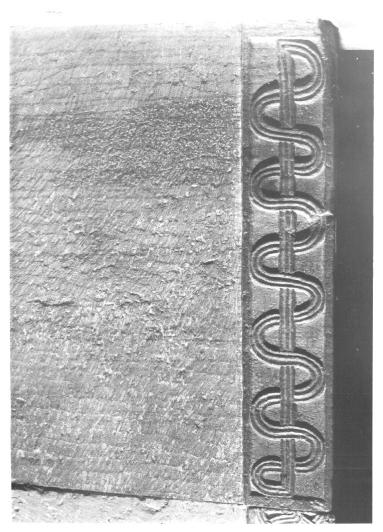 pluteo, frammento - ambito barbarico (sec. IX)