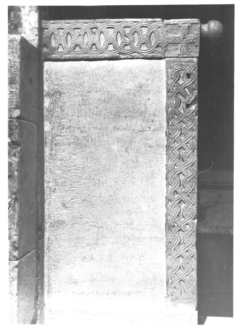 pluteo, frammento - ambito barbarico (sec. IX)