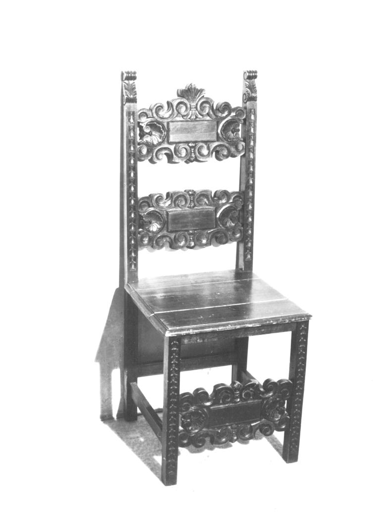 sedia - ambito italiano (sec. XIX)