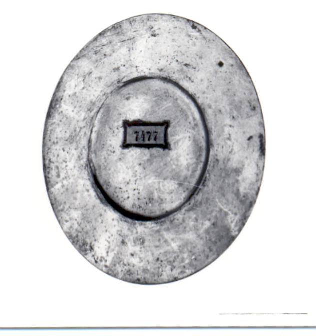 piatto - ambito Italia nord-orientale (secc. XIX/ XX)