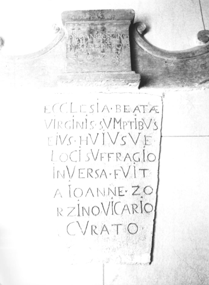 lapide commemorativa - ambito Italia nord-orientale (sec. XVII)