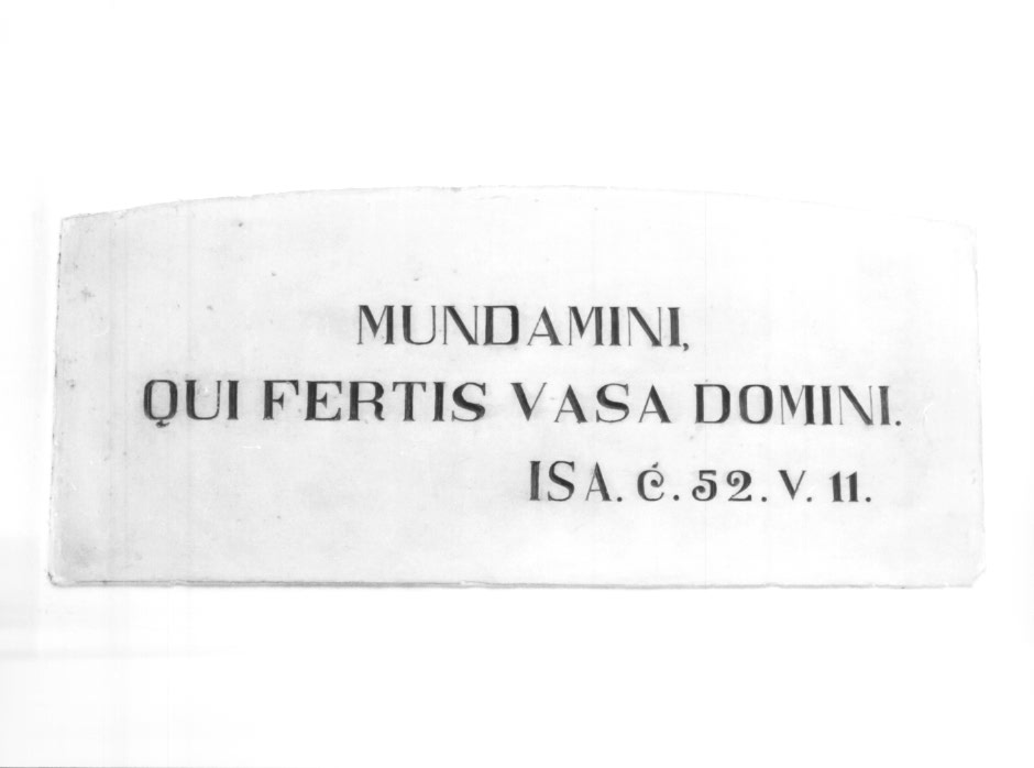 lapide - ambito Italia nord-orientale (sec. XX)