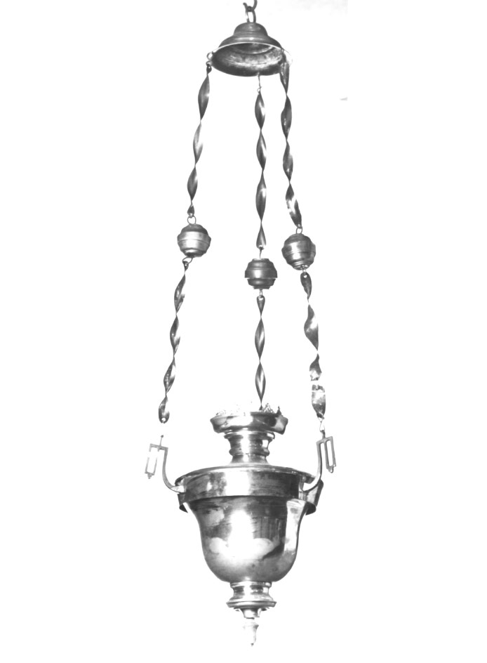 lampada pensile - ambito Italia nord-orientale (prima metà sec. XX)