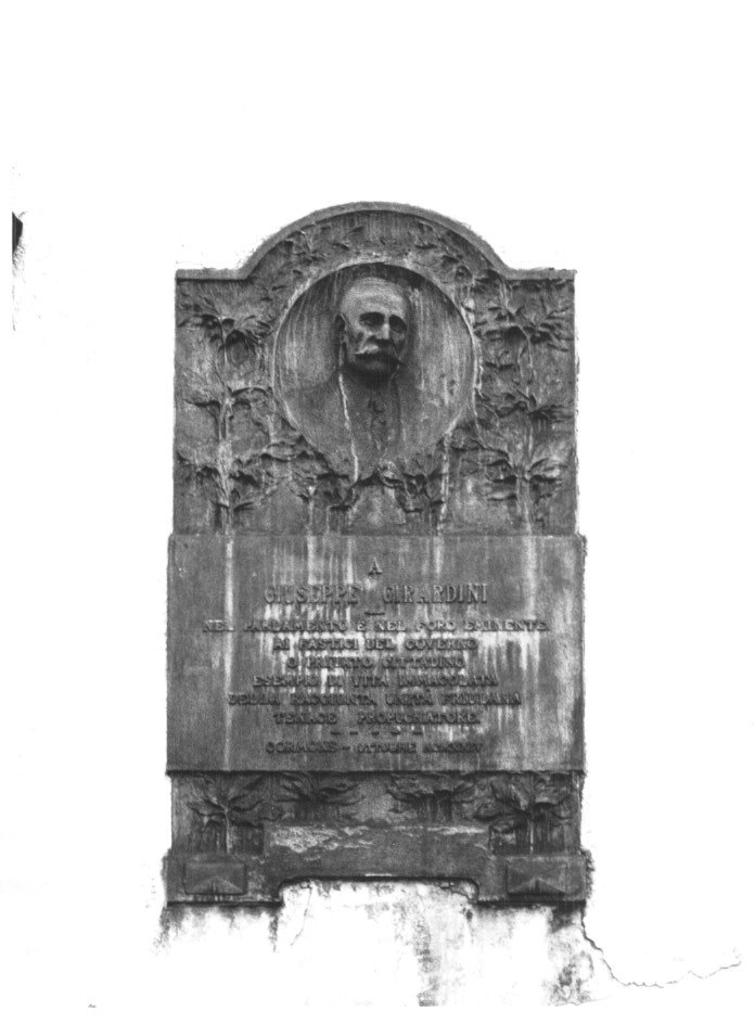 lapide - ambito Italia nord-orientale (sec. XX)