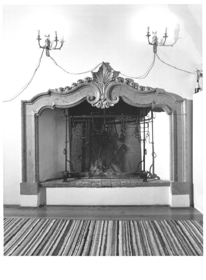 mostra di camino - ambito Italia nord-orientale (metà sec. XVIII)