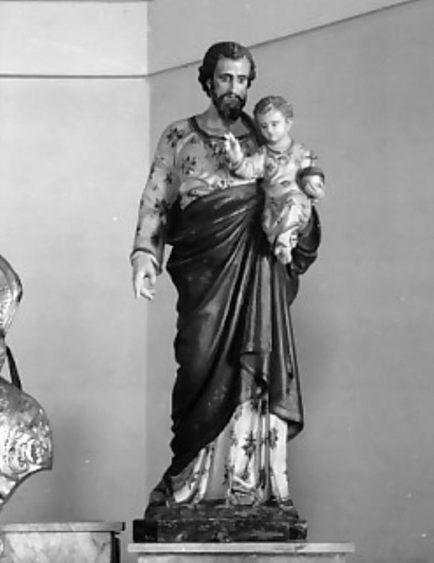 San Giuseppe e Gesù Bambino (statua) - ambito Italia nord-orientale (sec. XX)