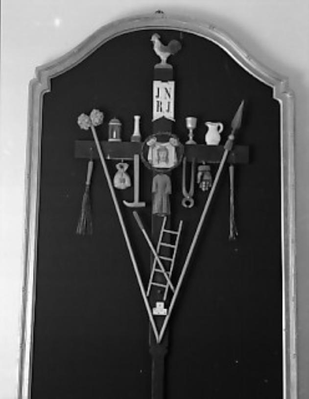 croce penitenziale - ambito Italia nord-orientale (prima metà sec. XX)