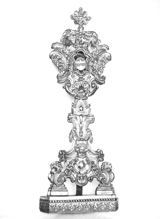 reliquiario - a ostensorio - ambito Italia nord-orientale (sec. XIX)