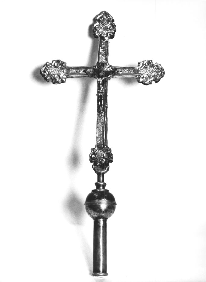 croce processionale - ambito Italia nord-orientale (sec. XVIII)