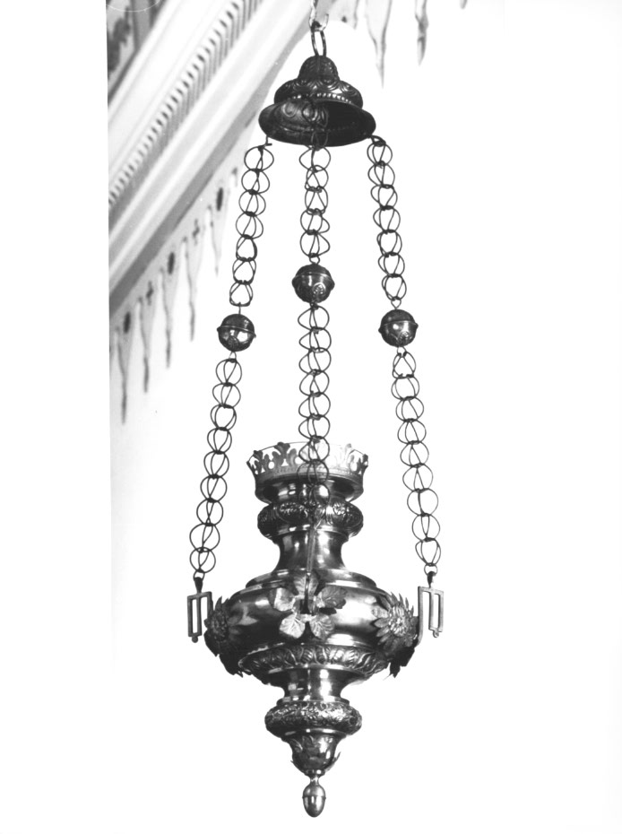 lampada pensile - ambito Italia nord-orientale (prima metà sec. XX)