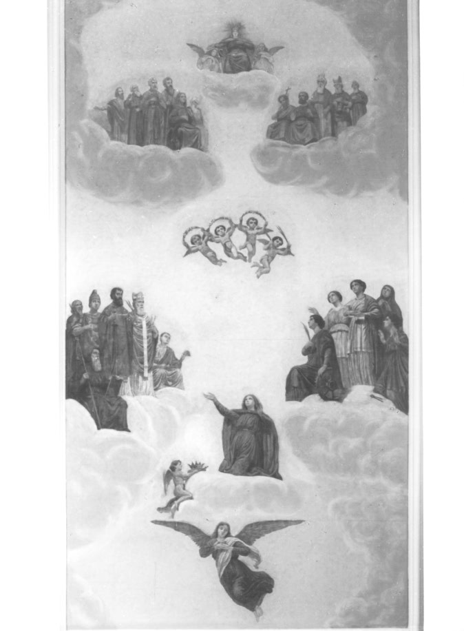 Santa Elisabetta d'Ungheria in gloria (dipinto) - ambito Italia nord-orientale (sec. XX)