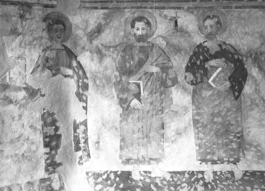 Apostoli/ natività di Gesù/ San Francesco d'Assis (dipinto) - ambito Italia nord-orientale (sec. XVI)