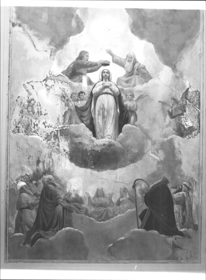 Incoronazione di Maria Vergine (dipinto) - ambito Italia nord-orientale (sec. XX)