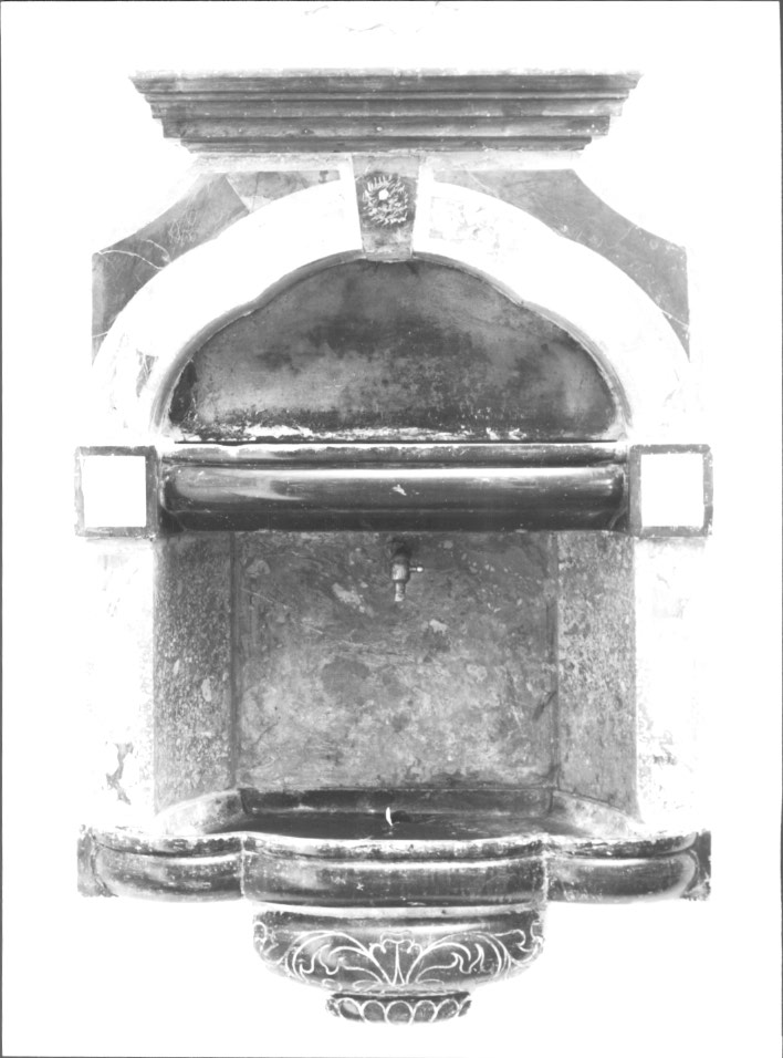 lavabo da sacrestia - ambito Italia nord-orientale (sec. XVII)