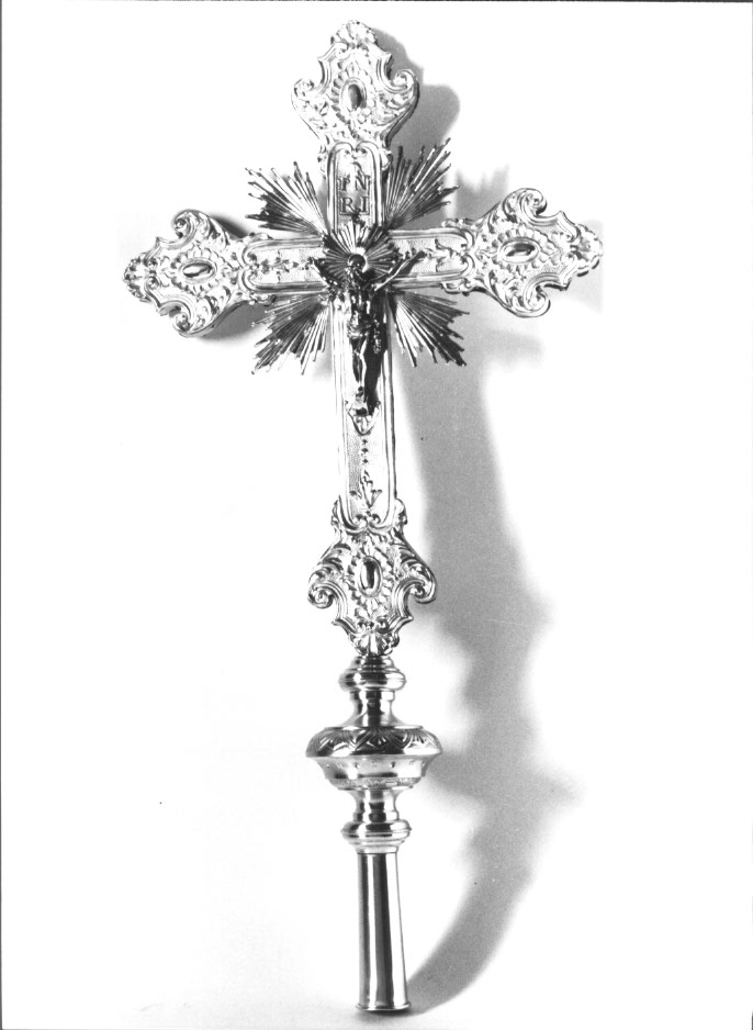 croce processionale - ambito Italia nord-orientale (sec. XIX)