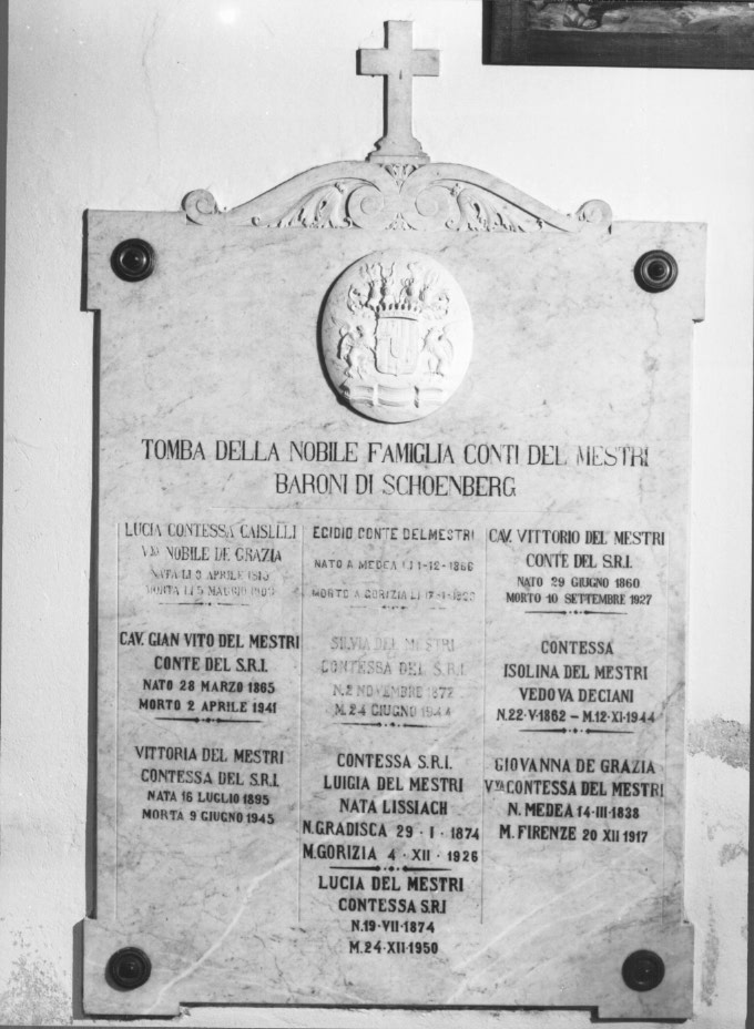 lapide - ambito Italia nord-orientale (prima metà sec. XX)