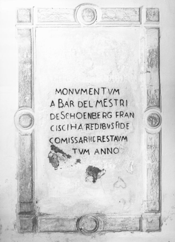 lapide - ambito Italia nord-orientale (prima metà sec. XX)