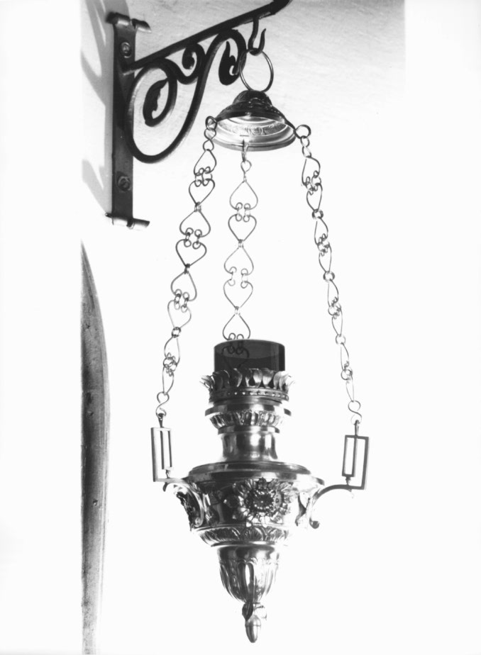 lampada pensile - ambito Italia nord-orientale (secc. XIX/ XX)