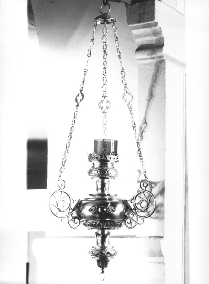 lampada pensile - ambito Italia nord-orientale (secc. XIX/ XX)