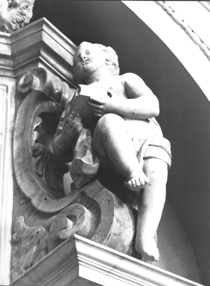 angelo (scultura) - ambito Italia nord-orientale (metà sec. XVIII)