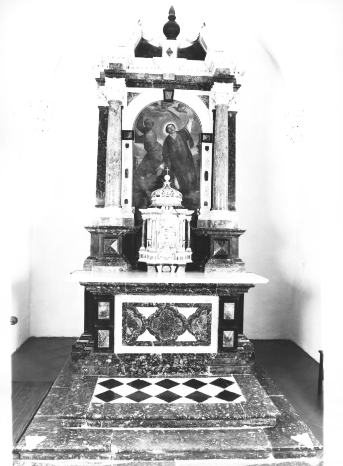 altare maggiore - ambito Italia nord-orientale (sec. XVII, sec. XVIII)