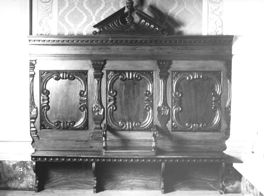 sedile per concelebrazione - ambito Italia nord-orientale (prima metà sec. XX)