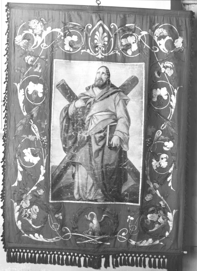 stendardo processionale - ambito Italia nord-orientale (seconda metà sec. XIX)