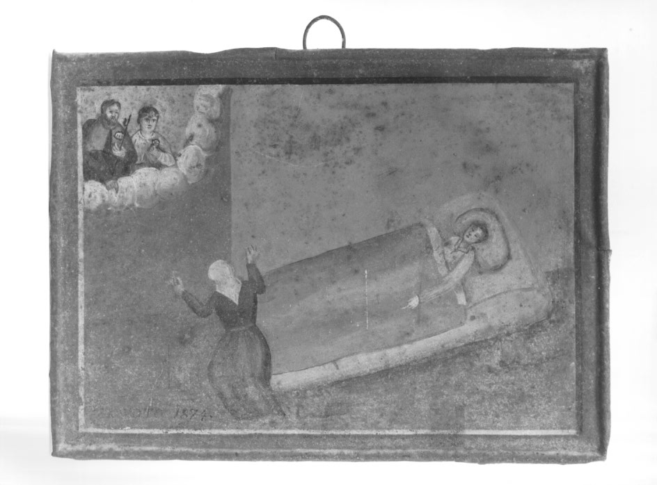 Ringraziamento a San Rocco per avvenuta guarigione (ex voto) - ambito Italia nord-orientale (sec. XIX)